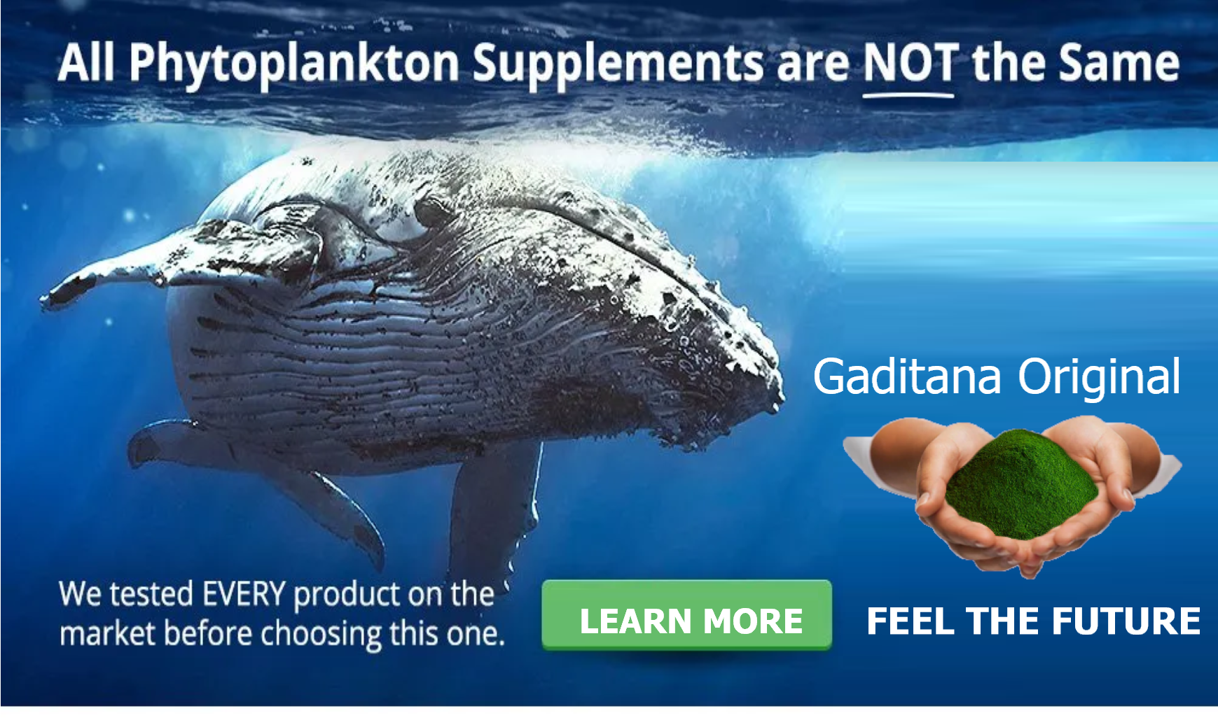 All Phytoplankton Supplements Are Not Created Equally - See Why Caditiana Original Is The Best